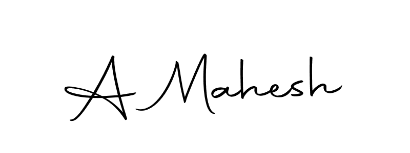 Design your own signature with our free online signature maker. With this signature software, you can create a handwritten (Autography-DOLnW) signature for name A Mahesh. A Mahesh signature style 10 images and pictures png