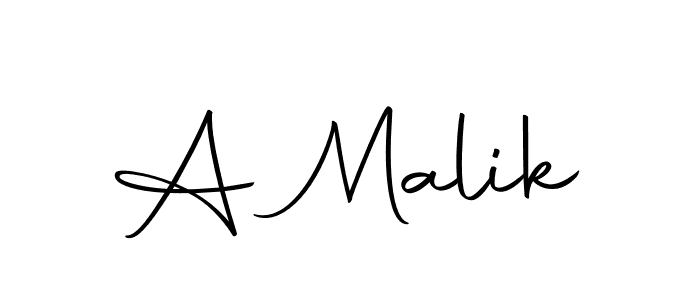 You should practise on your own different ways (Autography-DOLnW) to write your name (A Malik) in signature. don't let someone else do it for you. A Malik signature style 10 images and pictures png