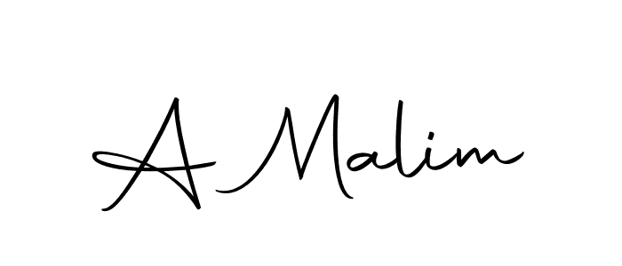 The best way (Autography-DOLnW) to make a short signature is to pick only two or three words in your name. The name A Malim include a total of six letters. For converting this name. A Malim signature style 10 images and pictures png