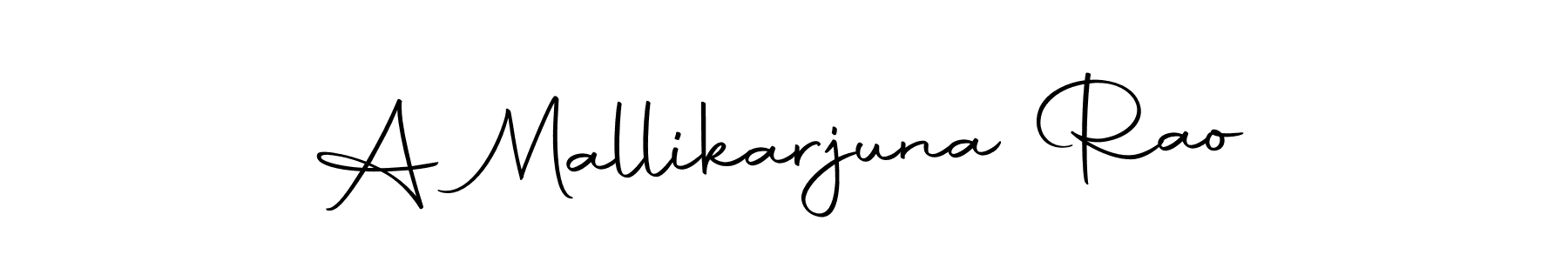 Make a beautiful signature design for name A Mallikarjuna Rao. With this signature (Autography-DOLnW) style, you can create a handwritten signature for free. A Mallikarjuna Rao signature style 10 images and pictures png