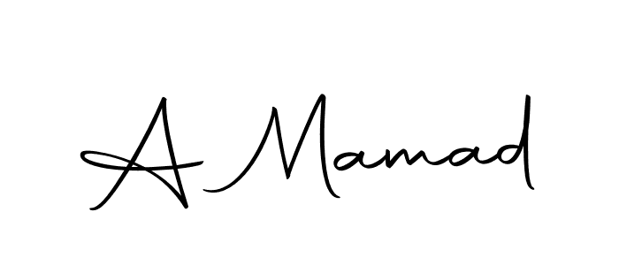 The best way (Autography-DOLnW) to make a short signature is to pick only two or three words in your name. The name A Mamad include a total of six letters. For converting this name. A Mamad signature style 10 images and pictures png