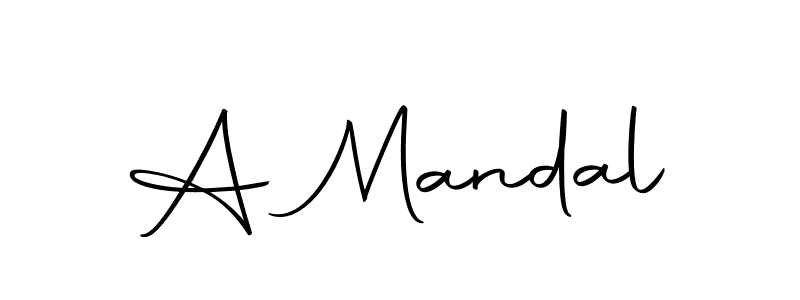 Use a signature maker to create a handwritten signature online. With this signature software, you can design (Autography-DOLnW) your own signature for name A Mandal. A Mandal signature style 10 images and pictures png