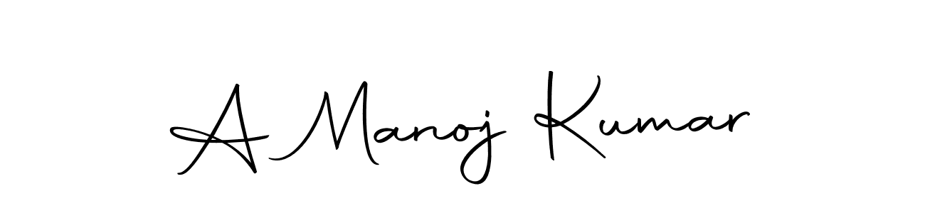 This is the best signature style for the A Manoj Kumar name. Also you like these signature font (Autography-DOLnW). Mix name signature. A Manoj Kumar signature style 10 images and pictures png