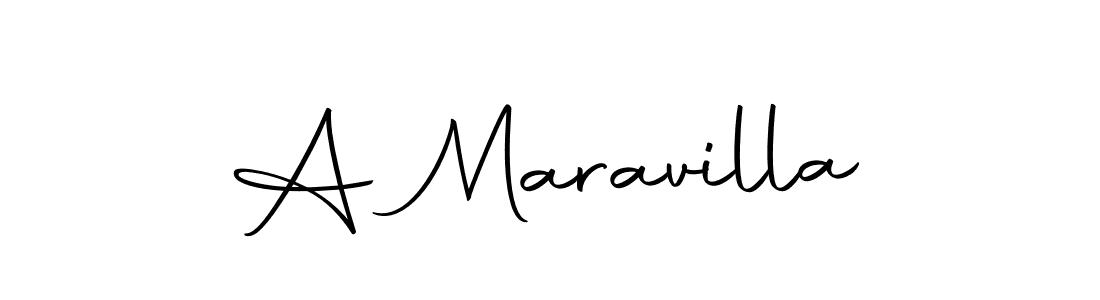 Design your own signature with our free online signature maker. With this signature software, you can create a handwritten (Autography-DOLnW) signature for name A Maravilla. A Maravilla signature style 10 images and pictures png