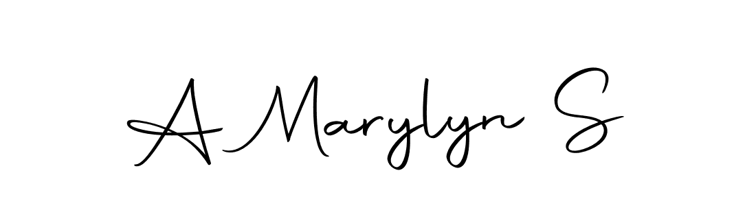 This is the best signature style for the A Marylyn S name. Also you like these signature font (Autography-DOLnW). Mix name signature. A Marylyn S signature style 10 images and pictures png