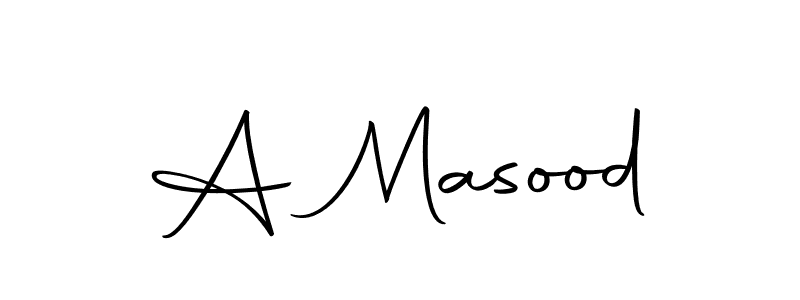 How to make A Masood signature? Autography-DOLnW is a professional autograph style. Create handwritten signature for A Masood name. A Masood signature style 10 images and pictures png