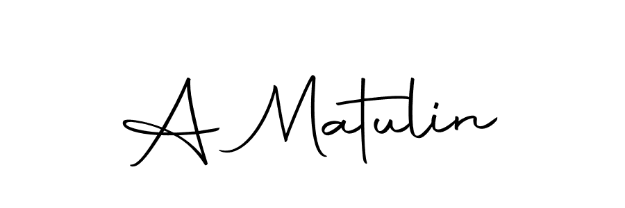 How to make A Matulin name signature. Use Autography-DOLnW style for creating short signs online. This is the latest handwritten sign. A Matulin signature style 10 images and pictures png