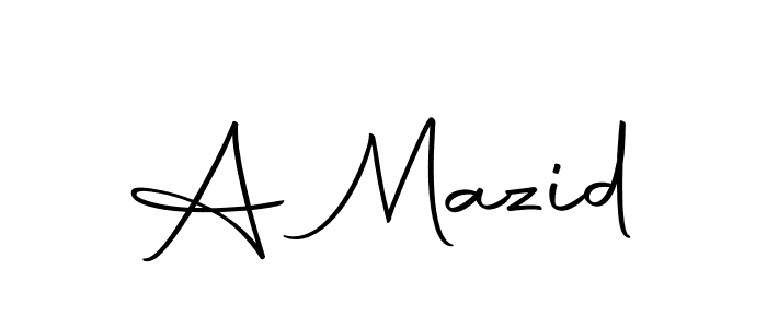 A Mazid stylish signature style. Best Handwritten Sign (Autography-DOLnW) for my name. Handwritten Signature Collection Ideas for my name A Mazid. A Mazid signature style 10 images and pictures png