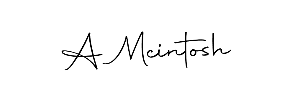 A Mcintosh stylish signature style. Best Handwritten Sign (Autography-DOLnW) for my name. Handwritten Signature Collection Ideas for my name A Mcintosh. A Mcintosh signature style 10 images and pictures png
