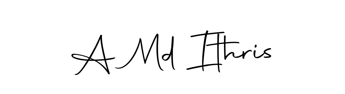 You should practise on your own different ways (Autography-DOLnW) to write your name (A Md Ithris) in signature. don't let someone else do it for you. A Md Ithris signature style 10 images and pictures png