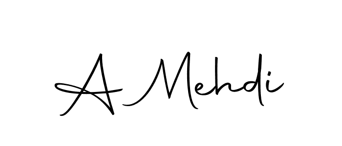 A Mehdi stylish signature style. Best Handwritten Sign (Autography-DOLnW) for my name. Handwritten Signature Collection Ideas for my name A Mehdi. A Mehdi signature style 10 images and pictures png