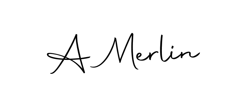 Make a beautiful signature design for name A Merlin. With this signature (Autography-DOLnW) style, you can create a handwritten signature for free. A Merlin signature style 10 images and pictures png