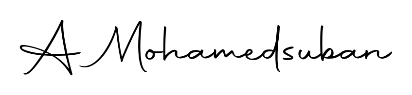 Here are the top professional signature styles for the name A Mohamedsuban. These are the best autograph styles you can use for your name. A Mohamedsuban signature style 10 images and pictures png