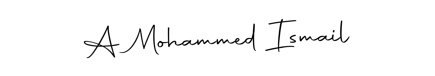 Make a beautiful signature design for name A Mohammed Ismail. Use this online signature maker to create a handwritten signature for free. A Mohammed Ismail signature style 10 images and pictures png