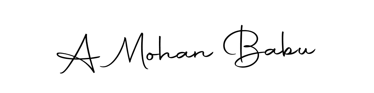 Similarly Autography-DOLnW is the best handwritten signature design. Signature creator online .You can use it as an online autograph creator for name A Mohan Babu. A Mohan Babu signature style 10 images and pictures png