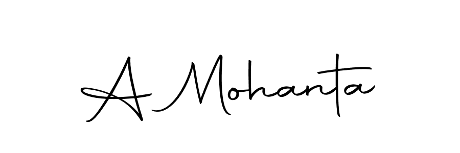 Design your own signature with our free online signature maker. With this signature software, you can create a handwritten (Autography-DOLnW) signature for name A Mohanta. A Mohanta signature style 10 images and pictures png