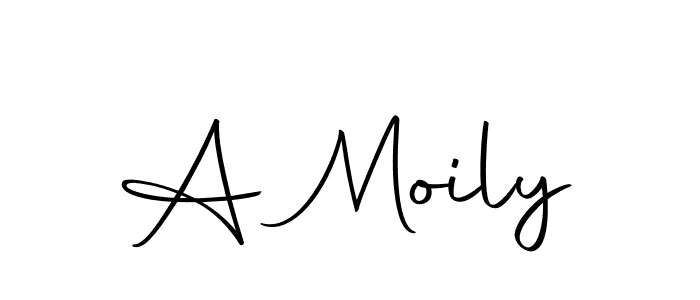 Make a beautiful signature design for name A Moily. With this signature (Autography-DOLnW) style, you can create a handwritten signature for free. A Moily signature style 10 images and pictures png