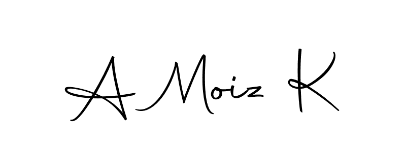 How to Draw A Moiz K signature style? Autography-DOLnW is a latest design signature styles for name A Moiz K. A Moiz K signature style 10 images and pictures png