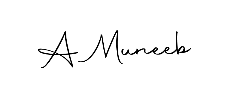 if you are searching for the best signature style for your name A Muneeb. so please give up your signature search. here we have designed multiple signature styles  using Autography-DOLnW. A Muneeb signature style 10 images and pictures png