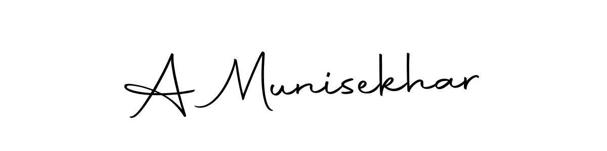 Make a beautiful signature design for name A Munisekhar. Use this online signature maker to create a handwritten signature for free. A Munisekhar signature style 10 images and pictures png