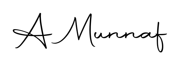 Make a short A Munnaf signature style. Manage your documents anywhere anytime using Autography-DOLnW. Create and add eSignatures, submit forms, share and send files easily. A Munnaf signature style 10 images and pictures png