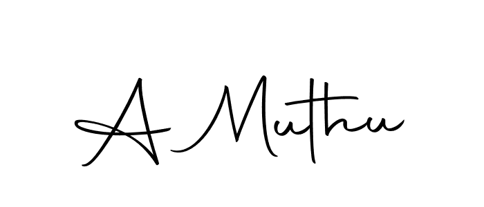 How to make A Muthu signature? Autography-DOLnW is a professional autograph style. Create handwritten signature for A Muthu name. A Muthu signature style 10 images and pictures png