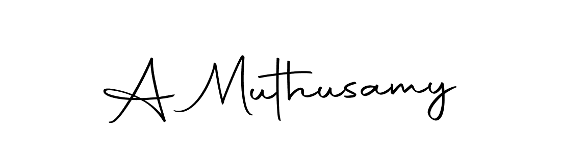 How to make A Muthusamy signature? Autography-DOLnW is a professional autograph style. Create handwritten signature for A Muthusamy name. A Muthusamy signature style 10 images and pictures png