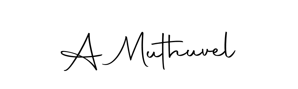 Design your own signature with our free online signature maker. With this signature software, you can create a handwritten (Autography-DOLnW) signature for name A Muthuvel. A Muthuvel signature style 10 images and pictures png