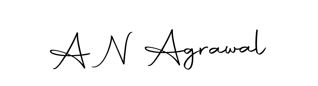 Design your own signature with our free online signature maker. With this signature software, you can create a handwritten (Autography-DOLnW) signature for name A N Agrawal. A N Agrawal signature style 10 images and pictures png