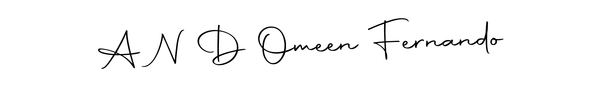 Make a beautiful signature design for name A N D Omeen Fernando. Use this online signature maker to create a handwritten signature for free. A N D Omeen Fernando signature style 10 images and pictures png