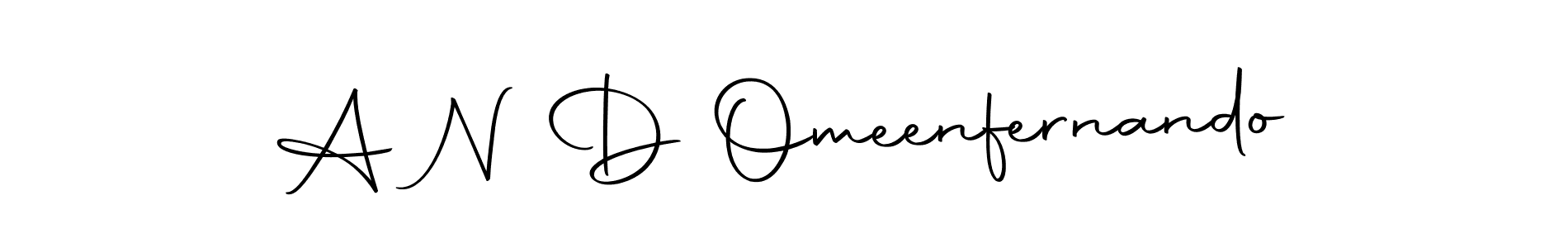 How to Draw A N D Omeenfernando signature style? Autography-DOLnW is a latest design signature styles for name A N D Omeenfernando. A N D Omeenfernando signature style 10 images and pictures png