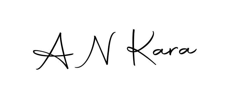 The best way (Autography-DOLnW) to make a short signature is to pick only two or three words in your name. The name A N Kara include a total of six letters. For converting this name. A N Kara signature style 10 images and pictures png