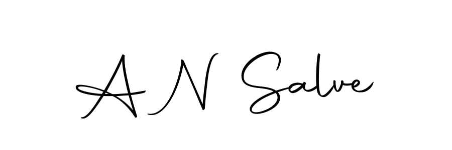 Also we have A N Salve name is the best signature style. Create professional handwritten signature collection using Autography-DOLnW autograph style. A N Salve signature style 10 images and pictures png