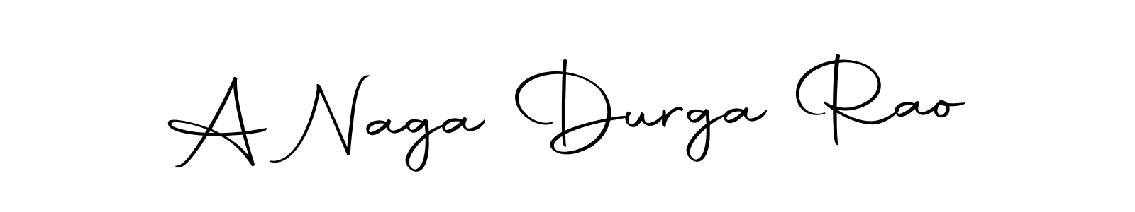 Make a beautiful signature design for name A Naga Durga Rao. With this signature (Autography-DOLnW) style, you can create a handwritten signature for free. A Naga Durga Rao signature style 10 images and pictures png