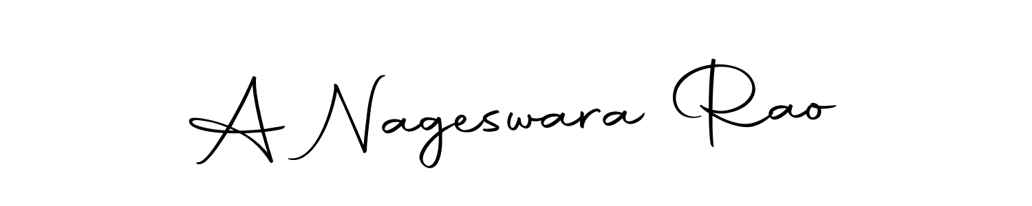 The best way (Autography-DOLnW) to make a short signature is to pick only two or three words in your name. The name A Nageswara Rao include a total of six letters. For converting this name. A Nageswara Rao signature style 10 images and pictures png