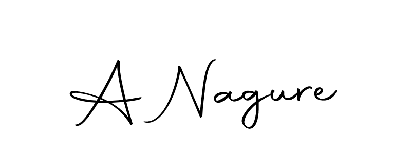 Here are the top 10 professional signature styles for the name A Nagure. These are the best autograph styles you can use for your name. A Nagure signature style 10 images and pictures png