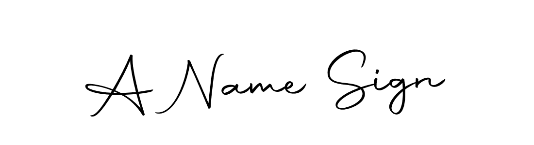 How to make A Name Sign name signature. Use Autography-DOLnW style for creating short signs online. This is the latest handwritten sign. A Name Sign signature style 10 images and pictures png