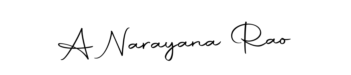 Make a beautiful signature design for name A Narayana Rao. With this signature (Autography-DOLnW) style, you can create a handwritten signature for free. A Narayana Rao signature style 10 images and pictures png