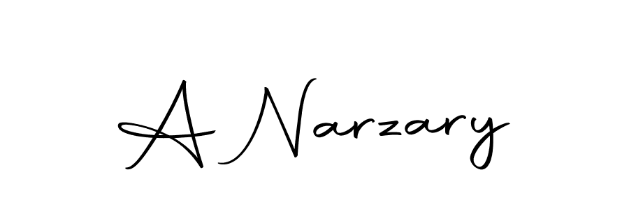 How to make A Narzary signature? Autography-DOLnW is a professional autograph style. Create handwritten signature for A Narzary name. A Narzary signature style 10 images and pictures png