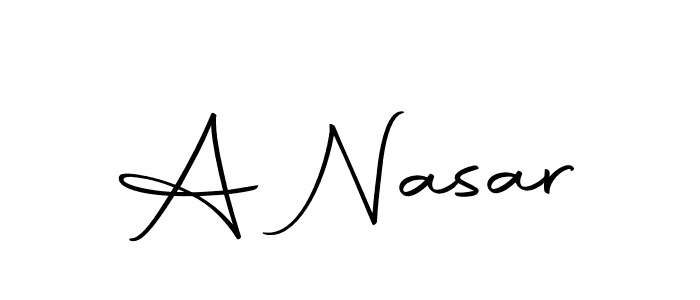 Use a signature maker to create a handwritten signature online. With this signature software, you can design (Autography-DOLnW) your own signature for name A Nasar. A Nasar signature style 10 images and pictures png