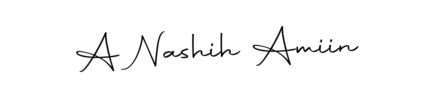 You should practise on your own different ways (Autography-DOLnW) to write your name (A Nashih Amiin) in signature. don't let someone else do it for you. A Nashih Amiin signature style 10 images and pictures png