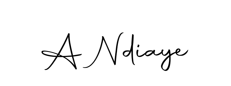 Make a beautiful signature design for name A Ndiaye. Use this online signature maker to create a handwritten signature for free. A Ndiaye signature style 10 images and pictures png