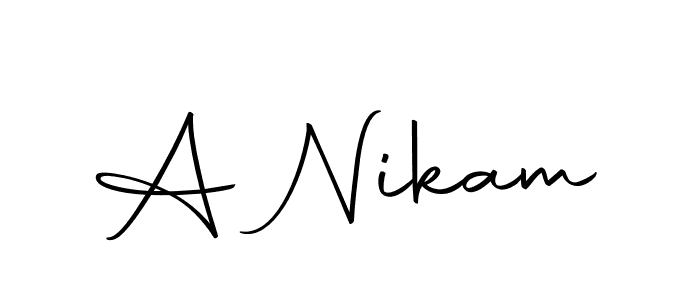 Similarly Autography-DOLnW is the best handwritten signature design. Signature creator online .You can use it as an online autograph creator for name A Nikam. A Nikam signature style 10 images and pictures png