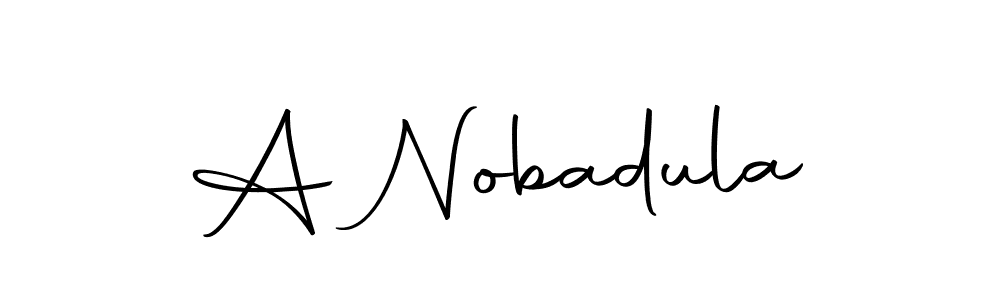 You should practise on your own different ways (Autography-DOLnW) to write your name (A Nobadula) in signature. don't let someone else do it for you. A Nobadula signature style 10 images and pictures png