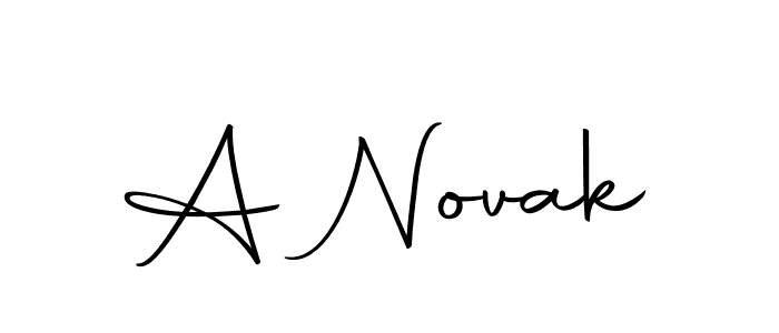 A Novak stylish signature style. Best Handwritten Sign (Autography-DOLnW) for my name. Handwritten Signature Collection Ideas for my name A Novak. A Novak signature style 10 images and pictures png