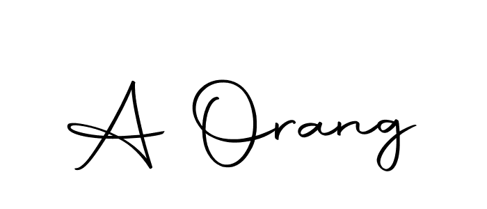 Similarly Autography-DOLnW is the best handwritten signature design. Signature creator online .You can use it as an online autograph creator for name A Orang. A Orang signature style 10 images and pictures png