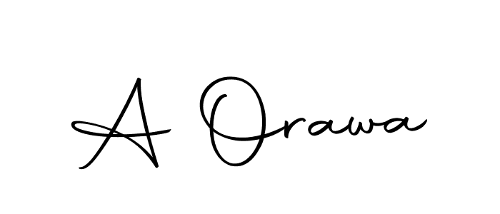 This is the best signature style for the A Orawa name. Also you like these signature font (Autography-DOLnW). Mix name signature. A Orawa signature style 10 images and pictures png