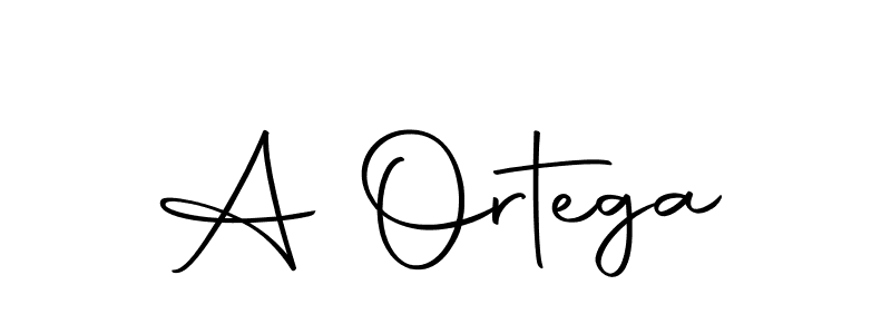 Use a signature maker to create a handwritten signature online. With this signature software, you can design (Autography-DOLnW) your own signature for name A Ortega. A Ortega signature style 10 images and pictures png