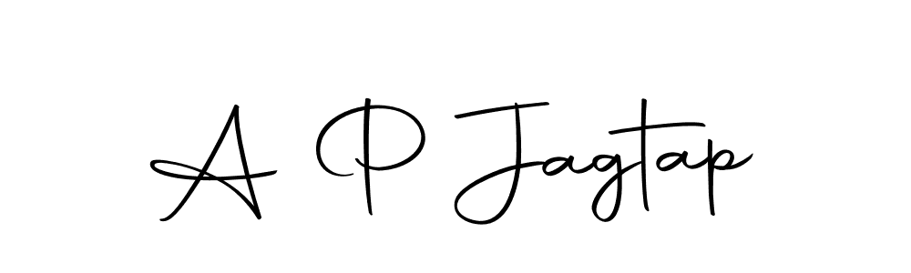 A P Jagtap stylish signature style. Best Handwritten Sign (Autography-DOLnW) for my name. Handwritten Signature Collection Ideas for my name A P Jagtap. A P Jagtap signature style 10 images and pictures png