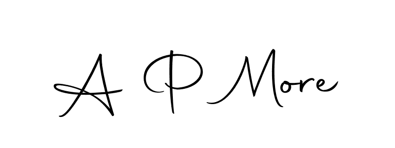 You can use this online signature creator to create a handwritten signature for the name A P More. This is the best online autograph maker. A P More signature style 10 images and pictures png